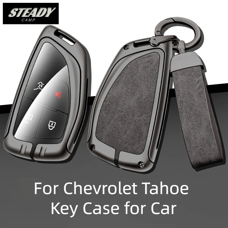 Zinc Alloy Leather Car Remote Control Key Case Cover For Chevrolet Tahoe Suburban Auto Keychain Car-Styling Accessories
Zinc Alloy Leather Car Remote Control Key Case Cover For Chevrolet Tahoe Suburban Auto Keychain Car-Styling Accessories