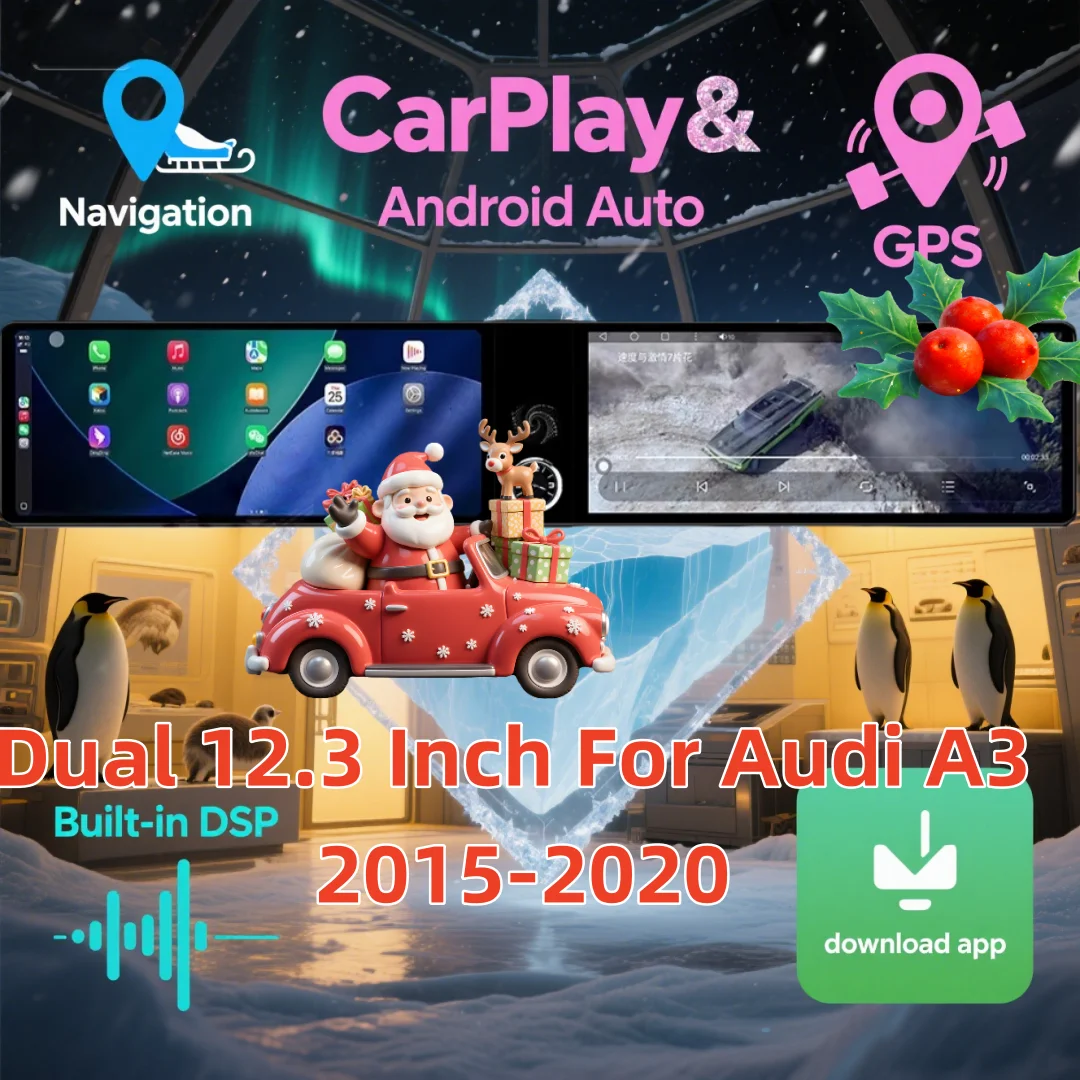 Android13 Wireless CarPlay BT5.0 For Audi A3 2015-2020 Multimedia Player WIFI Navigation Dual Screen Bluetooth Head LHD RHD
Android13 Wireless CarPlay BT5.0 For Audi A3 2015-2020 Multimedia Player WIFI Navigation Dual Screen Bluetooth Head LHD RHD