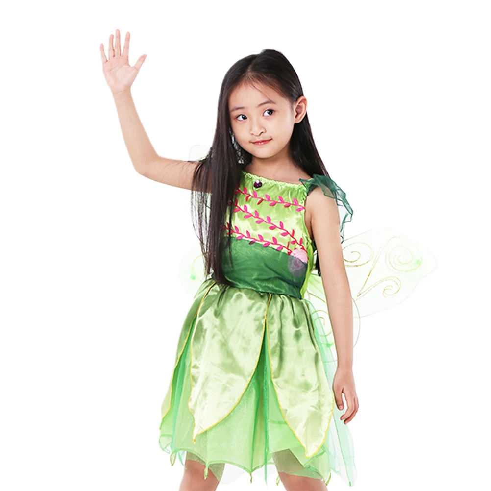 Flower Fairy Performance Costume Girls Dress Green Halloween Cosplay Child Princess Theme Party Outfit
Flower Fairy Performance Costume Girls Dress Green Halloween Cosplay Child Princess Theme Party Outfit