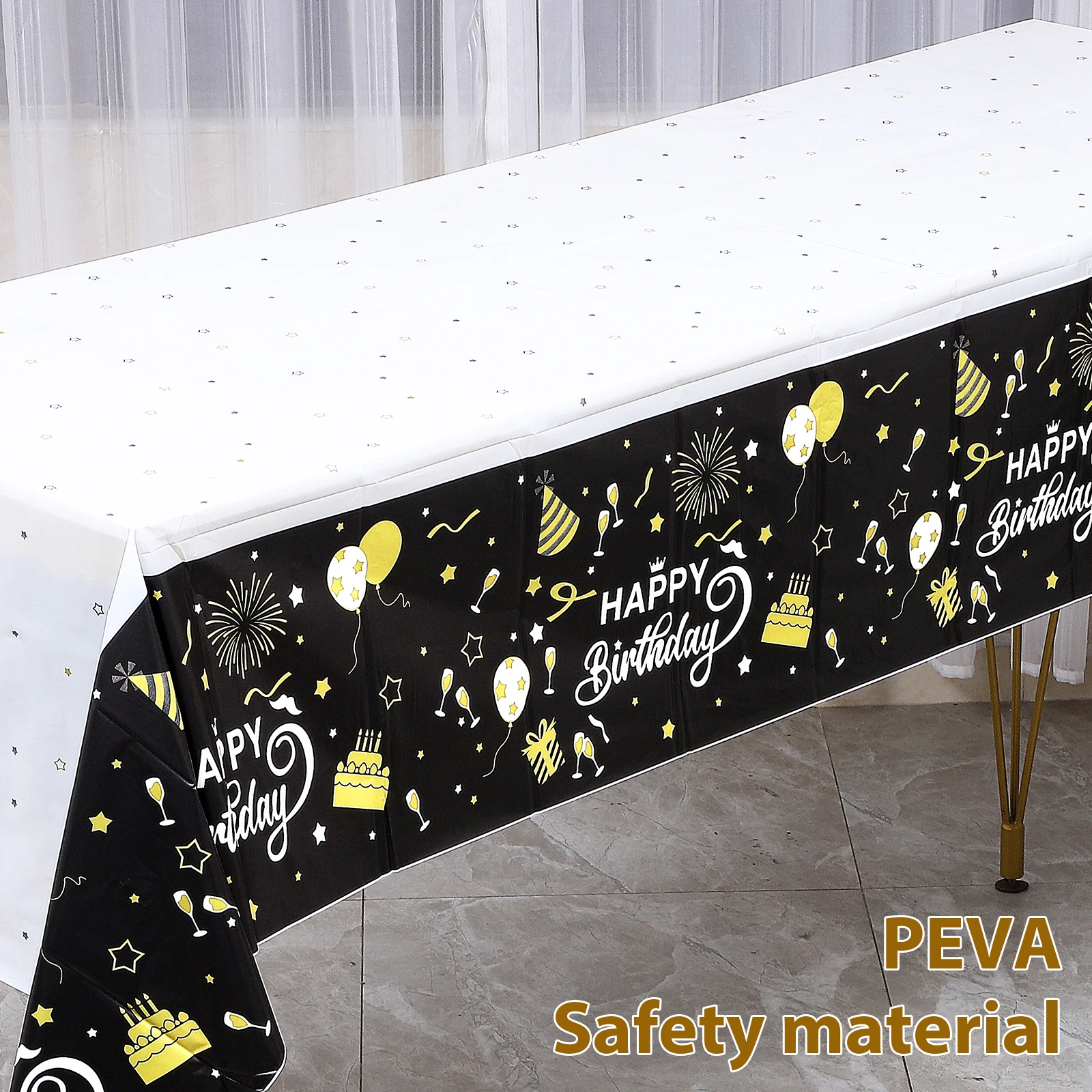 4 Pcs Birthday Tablecloth Party Supplies PEVA Material Rectangular Cover Decorations Protective Scratch Resistant Table Cloth
4 Pcs Birthday Tablecloth Party Supplies PEVA Material Rectangular Cover Decorations Protective Scratch Resistant Table Cloth