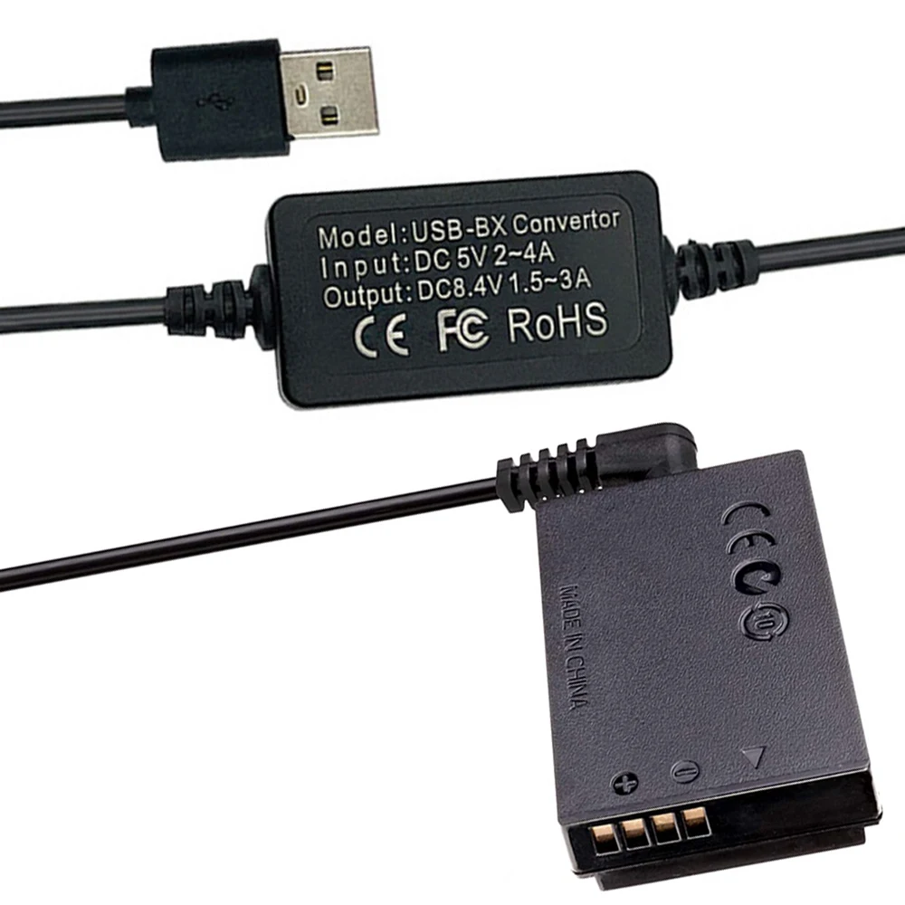 USB Power Bank Cable + DR-E12 DC Coupler (connector) Replace LP-E12 battery for Canon EOS M50, M10, M2, M, M100 digital cameras
USB Power Bank Cable + DR-E12 DC Coupler (connector) Replace LP-E12 battery for Canon EOS M50, M10, M2, M, M100 digital cameras