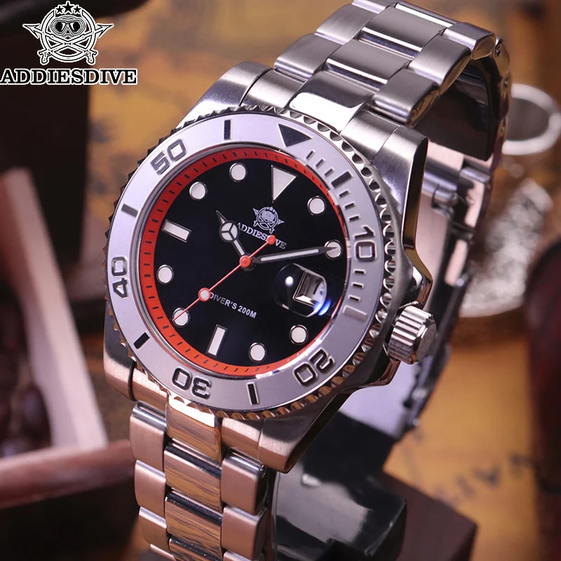 ADDIESDIVE Men's Watch BGW9 Super Luminous 316L Stainless Steel 20Bar Diving Quartz Steel Watches
ADDIESDIVE Men's Watch BGW9 Super Luminous 316L Stainless Steel 20Bar Diving Quartz Steel Watches