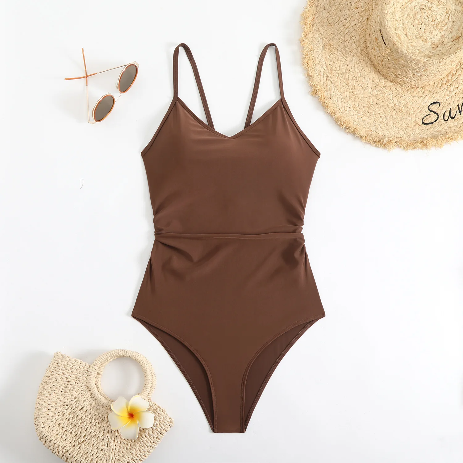 2025 New Brown Bodysuit One Piece Swimsuit Women Thong Swimwear Sexy Backless Bathing Suit Woman Monokini Beach Wear Black White
2025 New Brown Bodysuit One Piece Swimsuit Women Thong Swimwear Sexy Backless Bathing Suit Woman Monokini Beach Wear Black White