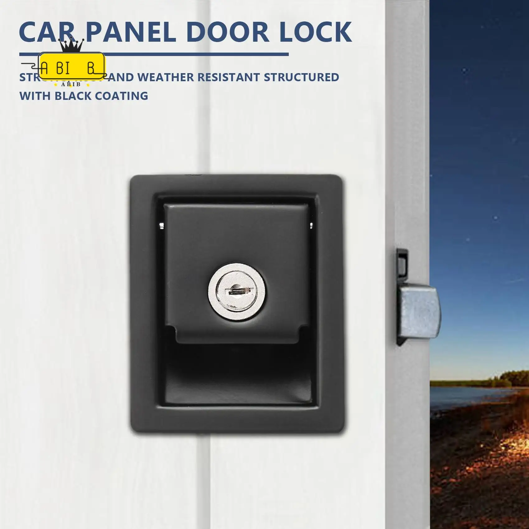 ABIB -Rv Car Paddle Entry Door Lock Latch Handle Knob Camper-Trailer Pull Type Panel Door Lock 
ABIB -Rv Car Paddle Entry Door Lock Latch Handle Knob Camper-Trailer Pull Type Panel Door Lock
