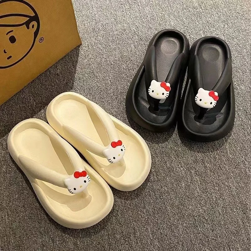 New Sanrio Hello Kitty Slipper Women Cute Beach Style Seaside Summer Flip-Flops Kawaii Casual Outdoor Dating Non-Slop Sandal
New Sanrio Hello Kitty Slipper Women Cute Beach Style Seaside Summer Flip-Flops Kawaii Casual Outdoor Dating Non-Slop Sandal