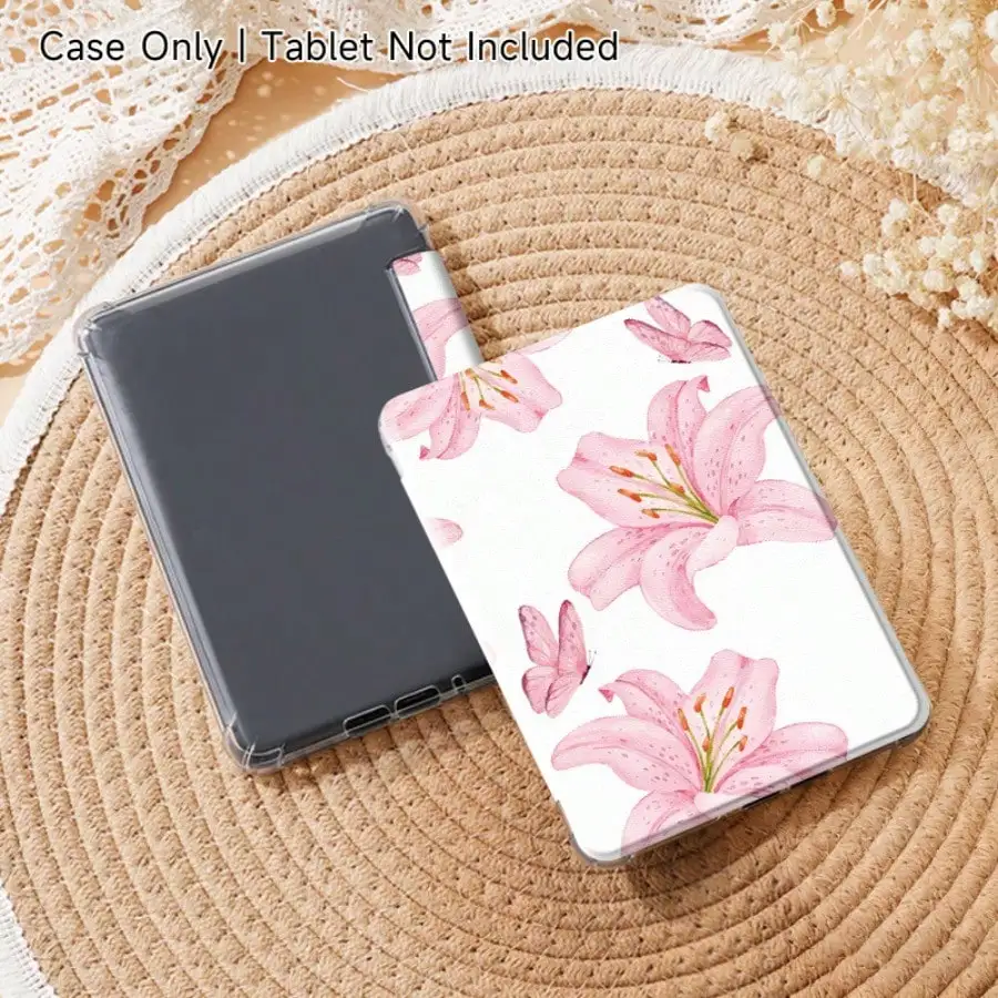 A Ultra-thin Transparent Kindle E-reader Case with A Floral Butterfly Pattern, Compatible with 11th Generation (2021), 12th Generation (2024/2025), and 2022/2024 Entry-level Kindle Devices, Making It A Versatile Accessory Suitable for Both Men and Women.
A Ultra-thin Transparent Kindle E-reader Case with A Floral Butterfly Pattern, Compatible with 11th Generation (2021), 12th Generation (2024/2025), and 2022/2024 Entry-level Kindle Devices, Making It A Versatile Accessory Suitable for Both Men and Women.
