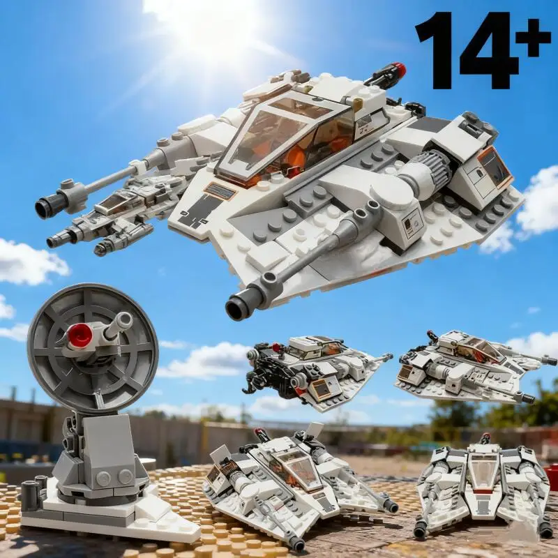 Новинка 2023 года, издание на 20 годовщину, модель Snowspeederb, строительные блоки, кирпичи, развивающие игрушки, подарок, совместимый с 75259
Новинка 2023 года, издание на 20 годовщину, модель Snowspeederb, строительные блоки, кирпичи, развивающие игрушки, подарок, совместимый с 75259