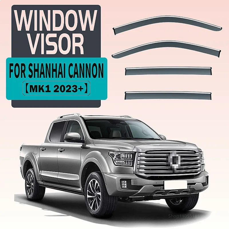 For Great Wall Shanhai Cannon 2023 Car Window Visor Rain Sun Shade Awning Windshield Side Auto Accessories
For Great Wall Shanhai Cannon 2023 Car Window Visor Rain Sun Shade Awning Windshield Side Auto Accessories
