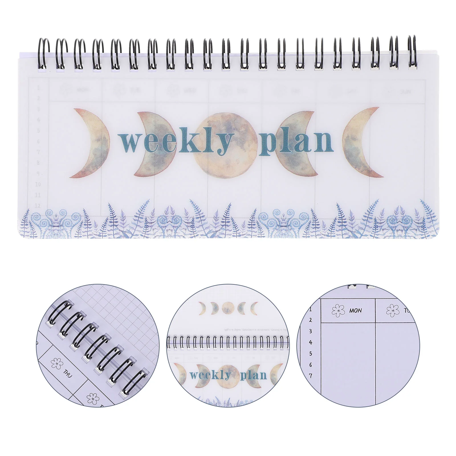 Tearable Weekly Planner Portable Coil Flip-Up Notepad (Garland Planner) Daily Use Pads Student Memo Supplies Accessory Book
Tearable Weekly Planner Portable Coil Flip-Up Notepad (Garland Planner) Daily Use Pads Student Memo Supplies Accessory Book