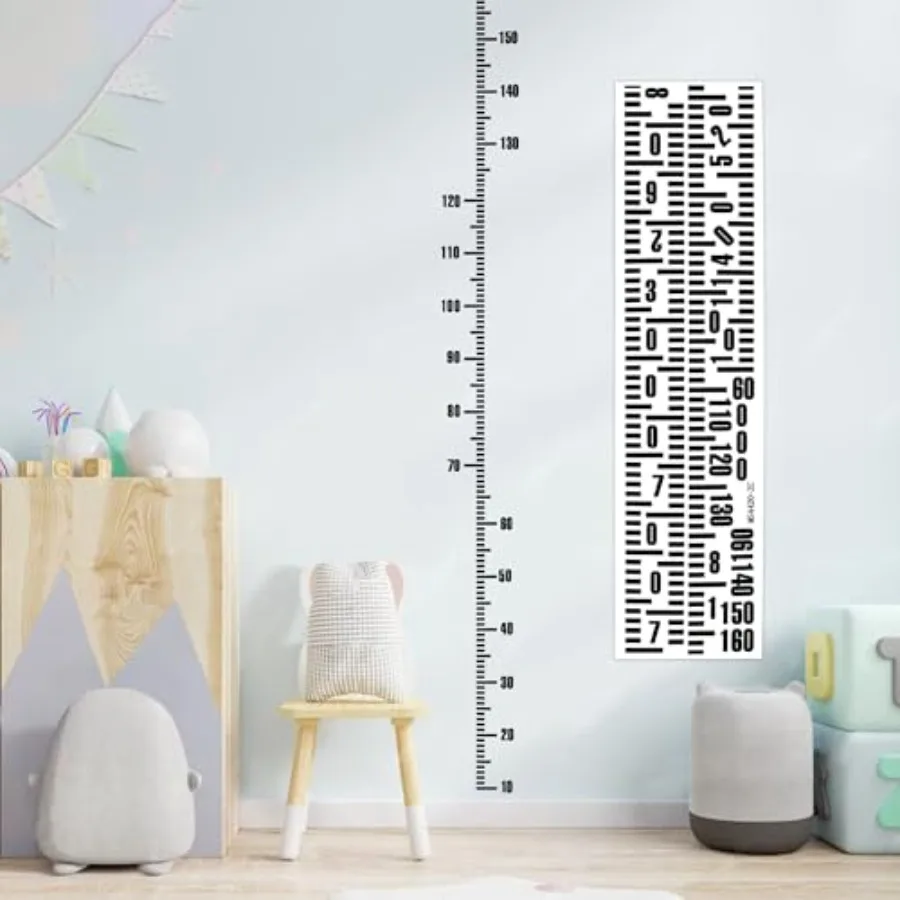 Nursery wall height growth chart sticker in black vinyl: durable easy-to-apply precise ruler decal for toddler bedroom living r
Nursery wall height growth chart sticker in black vinyl: durable easy-to-apply precise ruler decal for toddler bedroom living r