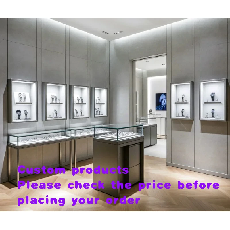 custom.Elegant Modern Watch & Jewelry Showcase Set, Customizable Metal Frame Display Counters High-End Jewelry
custom.Elegant Modern Watch & Jewelry Showcase Set, Customizable Metal Frame Display Counters High-End Jewelry