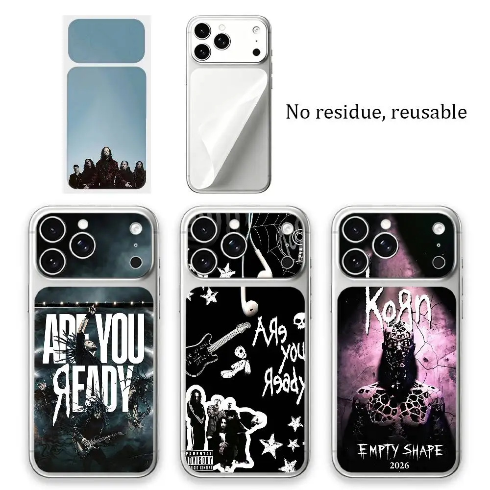 K-Korn Tour 2026 A-Are You Ready Back Skin Sticker For iPhone 17 Pro,17 Pro Max Anti-Scratch Protective Film
K-Korn Tour 2026 A-Are You Ready Back Skin Sticker For iPhone 17 Pro,17 Pro Max Anti-Scratch Protective Film