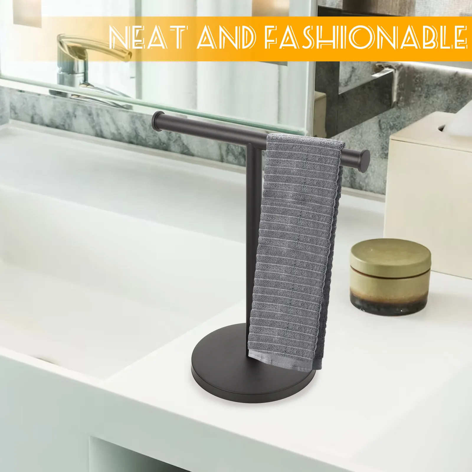 Towel Stand Hand Bar Holder Hanger for Bathroom Organizer Washcloth Hanging Rack Dish
Towel Stand Hand Bar Holder Hanger for Bathroom Organizer Washcloth Hanging Rack Dish