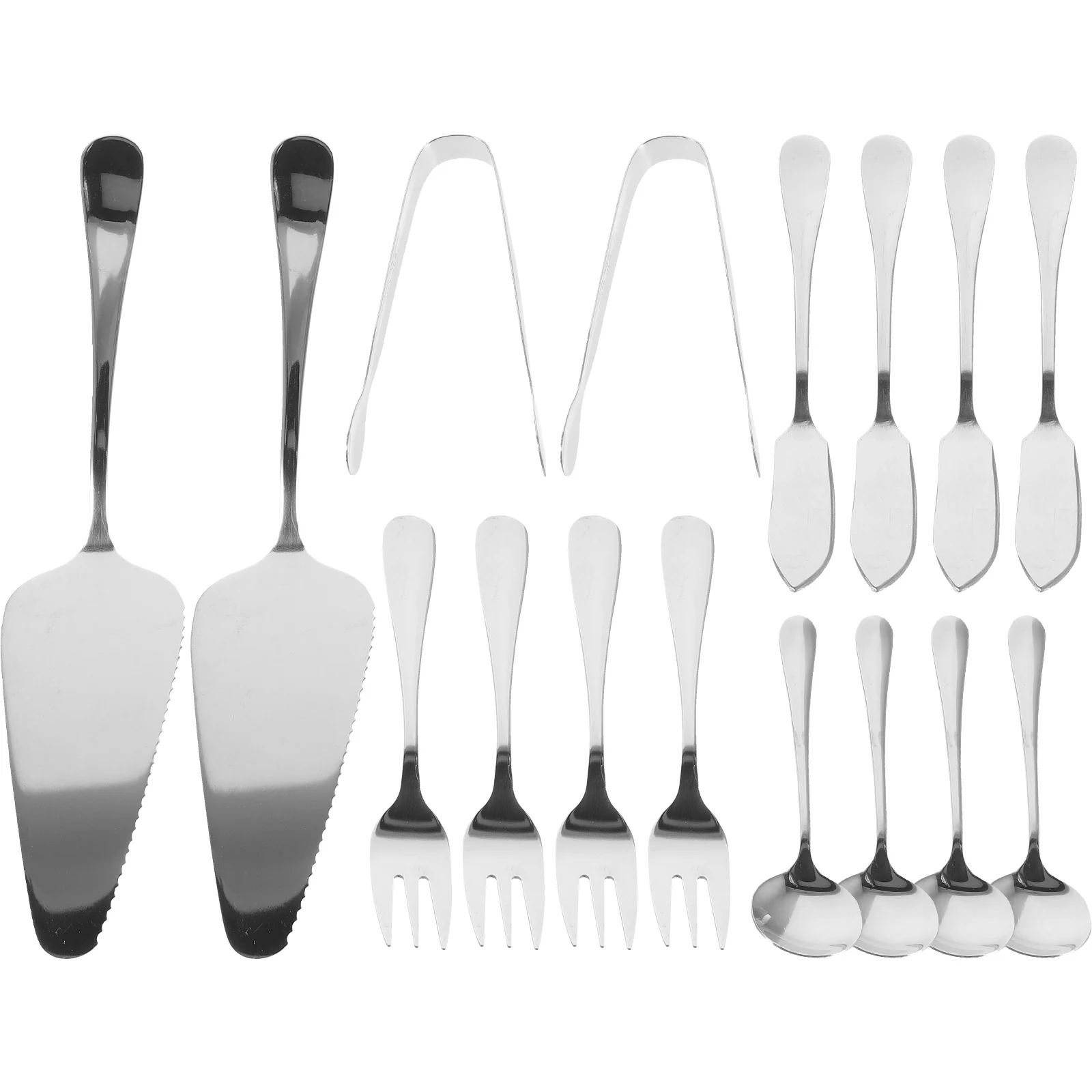 16 Pcs Baking Tool Set Stainless Steel Cake Tools Supplies Spatulas Spoon Tongs Cutting Kit Dessert Banquet Party Wedding
16 Pcs Baking Tool Set Stainless Steel Cake Tools Supplies Spatulas Spoon Tongs Cutting Kit Dessert Banquet Party Wedding