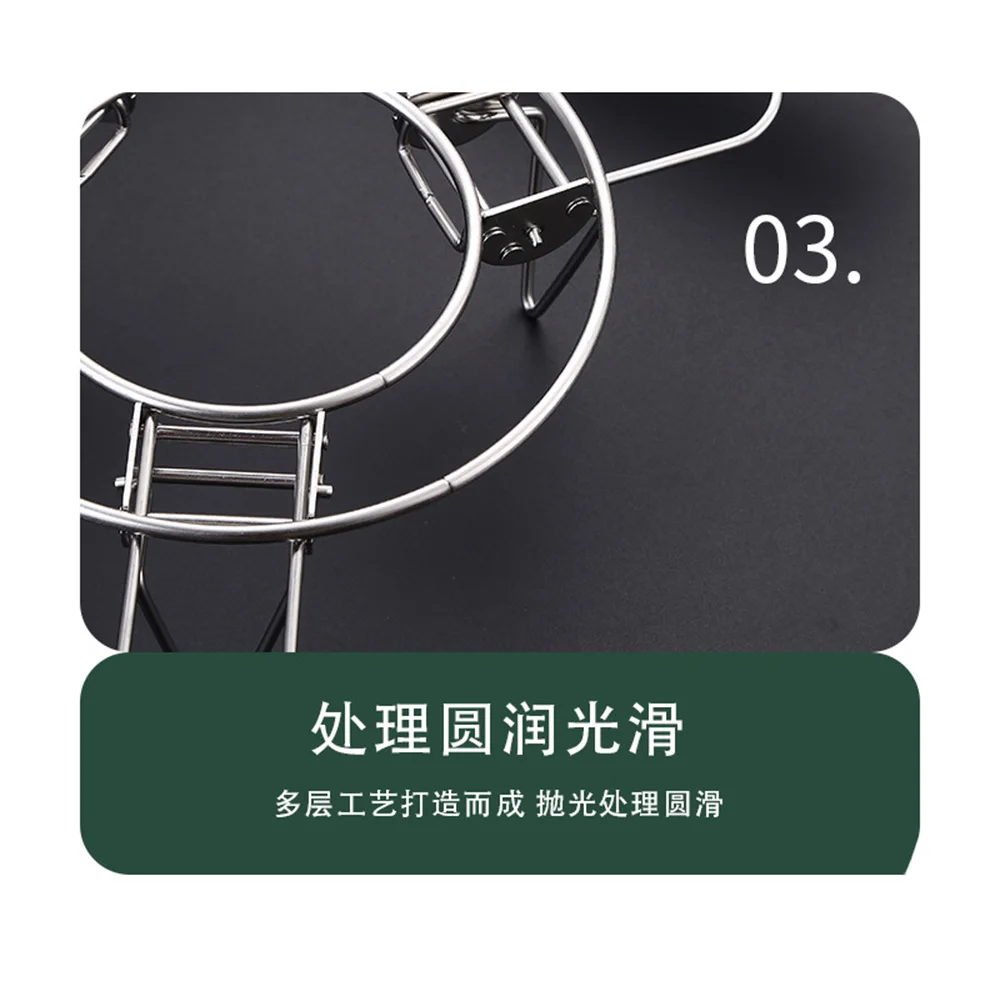 Foldable Telescopic Steaming Rack Heat-rsistant Saving Space Stainless Steel Steamer Stable Round Food Steaming Holder Grill
Foldable Telescopic Steaming Rack Heat-rsistant Saving Space Stainless Steel Steamer Stable Round Food Steaming Holder Grill