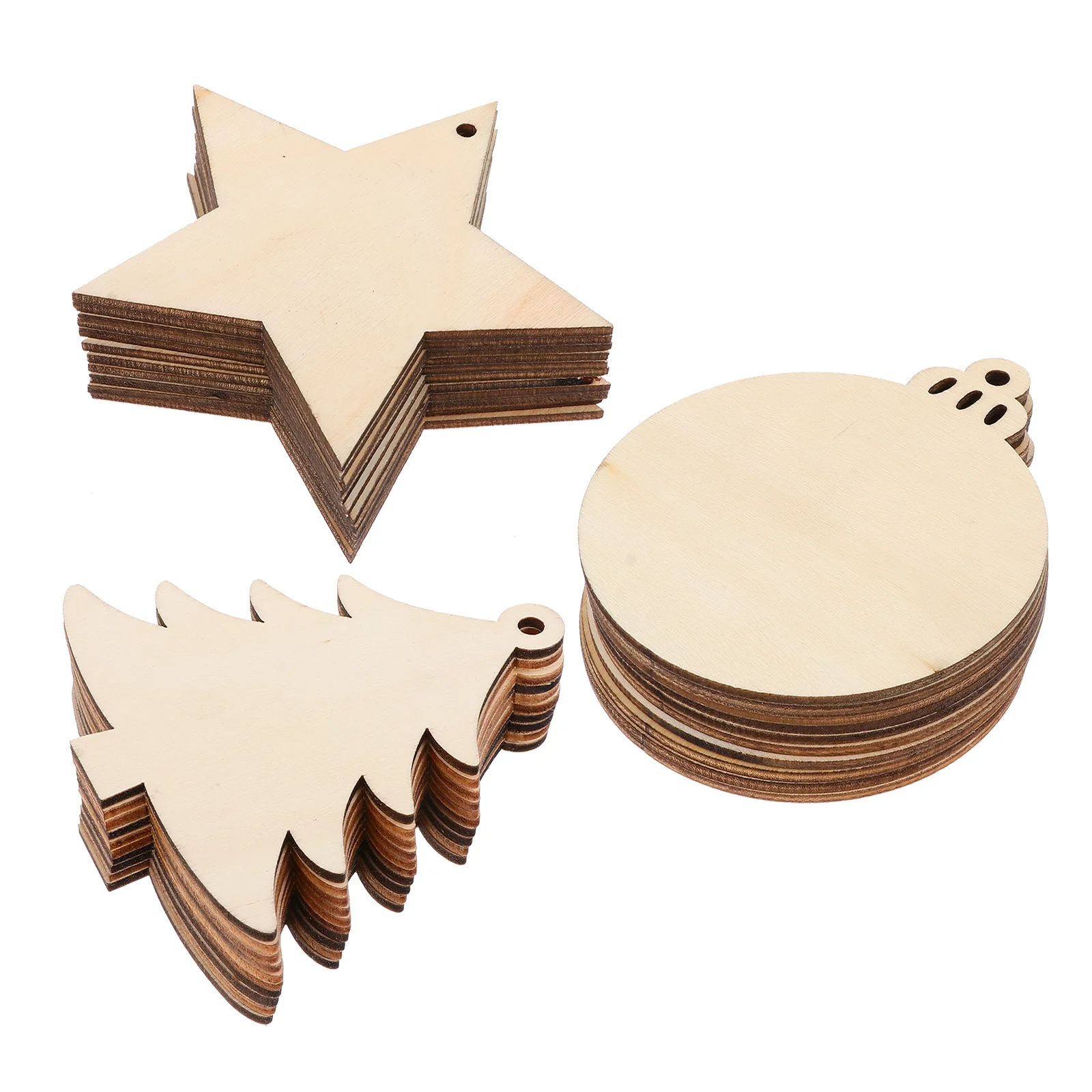 30 Pcs Christmas Wood Pendant Baubles Ornaments Wooden DIY Crafts Hanging Sticker
30 Pcs Christmas Wood Pendant Baubles Ornaments Wooden DIY Crafts Hanging Sticker