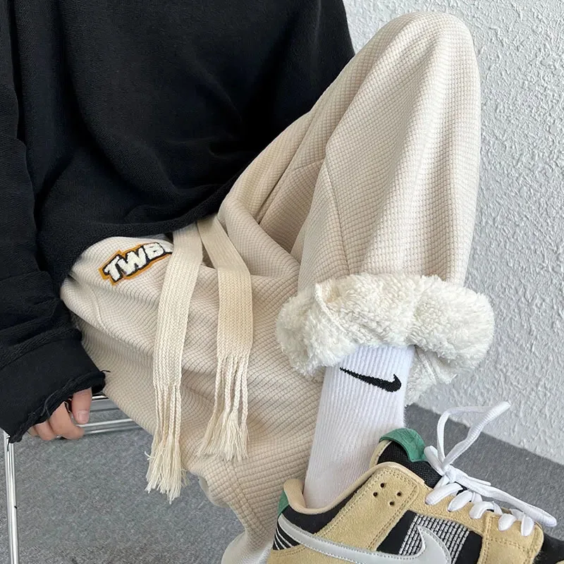 Winter Warm High Street Casual Korean Harem Pants Loose Streetwear Y2k Clothes Elegant Trousers Female Chic Elastic Waist Pants
Winter Warm High Street Casual Korean Harem Pants Loose Streetwear Y2k Clothes Elegant Trousers Female Chic Elastic Waist Pants