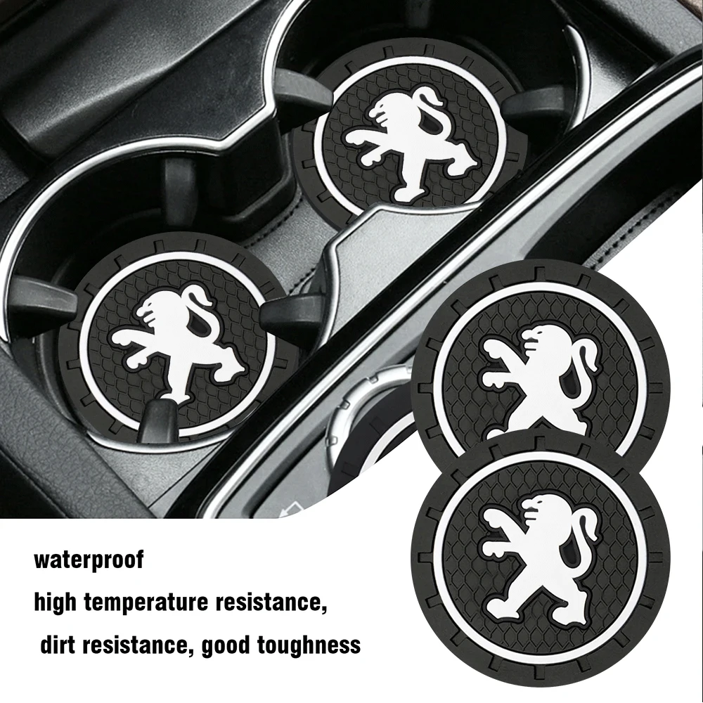 1/2pcs Silicone Car Coaster Water Cup anti Slip Pad emblem Mat For Peugeot 208 207 206 3008 2008 308 508 307 408 107 Valve cap
1/2pcs Silicone Car Coaster Water Cup anti Slip Pad emblem Mat For Peugeot 208 207 206 3008 2008 308 508 307 408 107 Valve cap