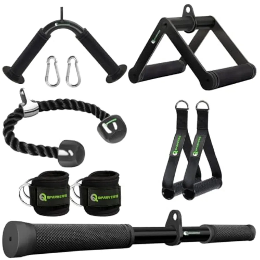 Набор насадок для тяги кабелем LAT Pulldown для домашнего тренажера, аксессуары для силовых тренажеров, стальные, черные, прочные и регулируемые
Набор насадок для тяги кабелем LAT Pulldown для домашнего тренажера, аксессуары для силовых тренажеров, стальные, черные, прочные и регулируемые