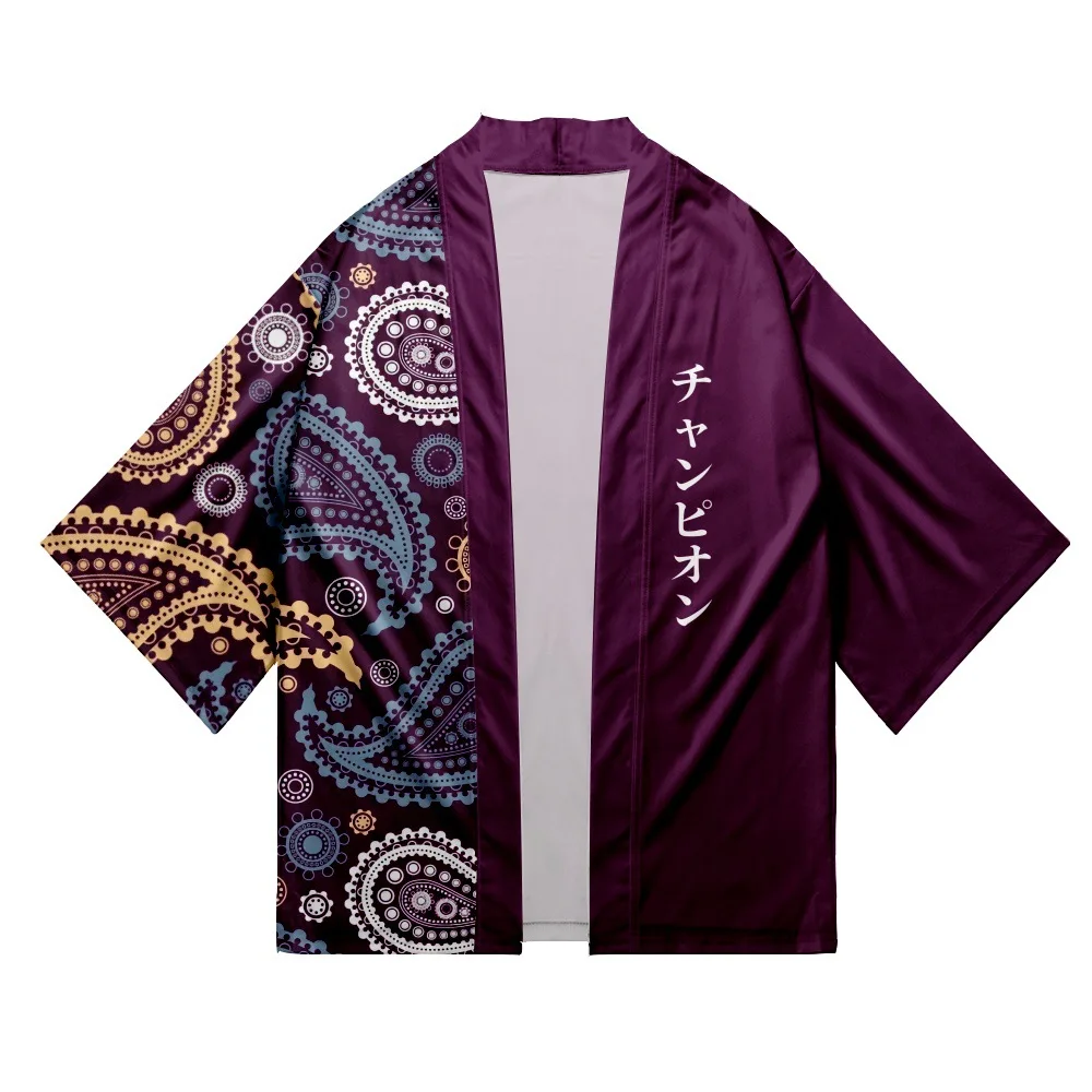 Japanese Traditional Kimono Cardigan Oversized Haori Harajuku Women Men Cosplay Blouse Yukata Samurai Clothing
Japanese Traditional Kimono Cardigan Oversized Haori Harajuku Women Men Cosplay Blouse Yukata Samurai Clothing