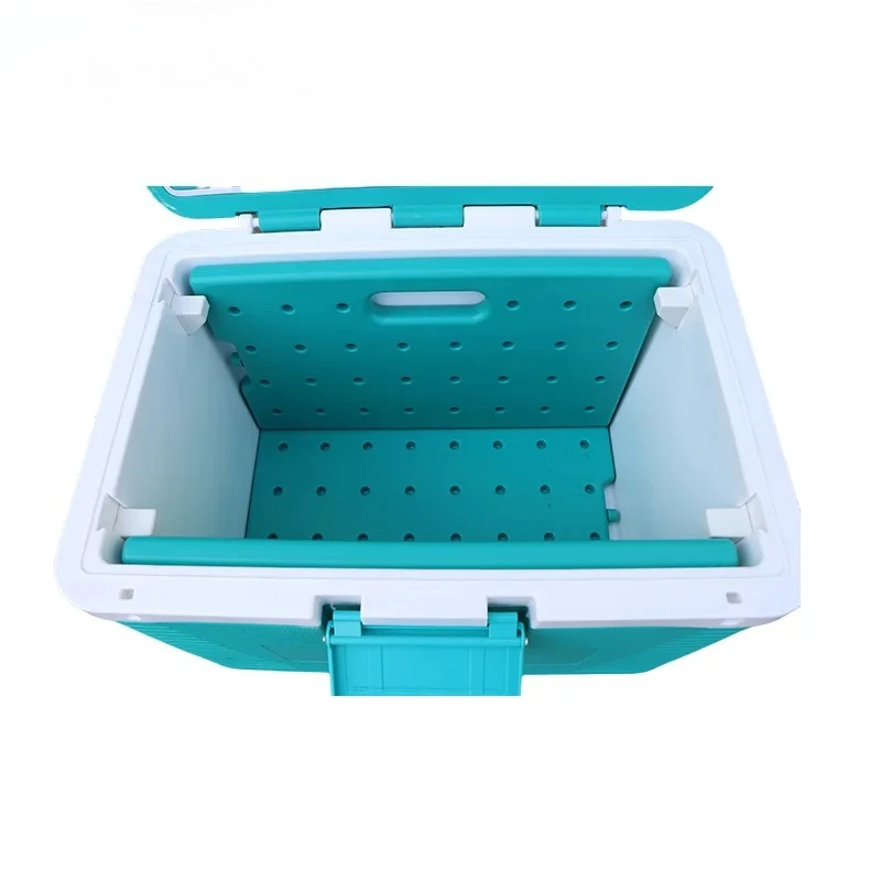 Medical Cooler Box 2-8°C, Insulated Pharmaceutical Transport Container with Real-Time Alarm, PP Material Refrigerated Box for Va
Medical Cooler Box 2-8°C, Insulated Pharmaceutical Transport Container with Real-Time Alarm, PP Material Refrigerated Box for Va