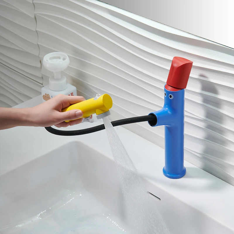 Pull Out Single Hole Faucet Little Red Riding Hood Single Handle Faucet Bathroom Hot And Cold Mixed Tap Basin Faucet
Pull Out Single Hole Faucet Little Red Riding Hood Single Handle Faucet Bathroom Hot And Cold Mixed Tap Basin Faucet