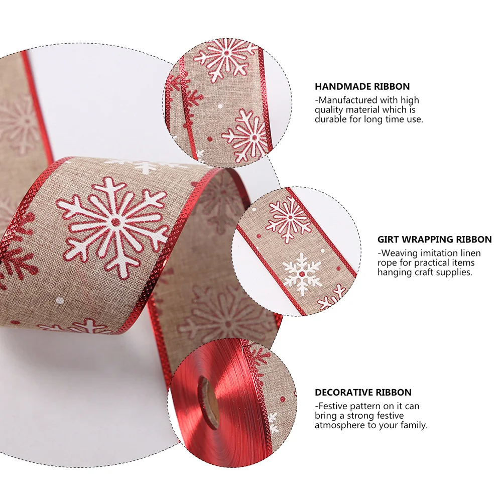 1 шт., тканая лента в виде снежинок с красными краями, рождественские декоративные подвесные принадлежности для рукоделия «сделай сам», многофункциональная лента из мешковины, праздничная
1 шт., тканая лента в виде снежинок с красными краями, рождественские декоративные подвесные принадлежности для рукоделия «сделай сам», многофункциональная лента из мешковины, праздничная