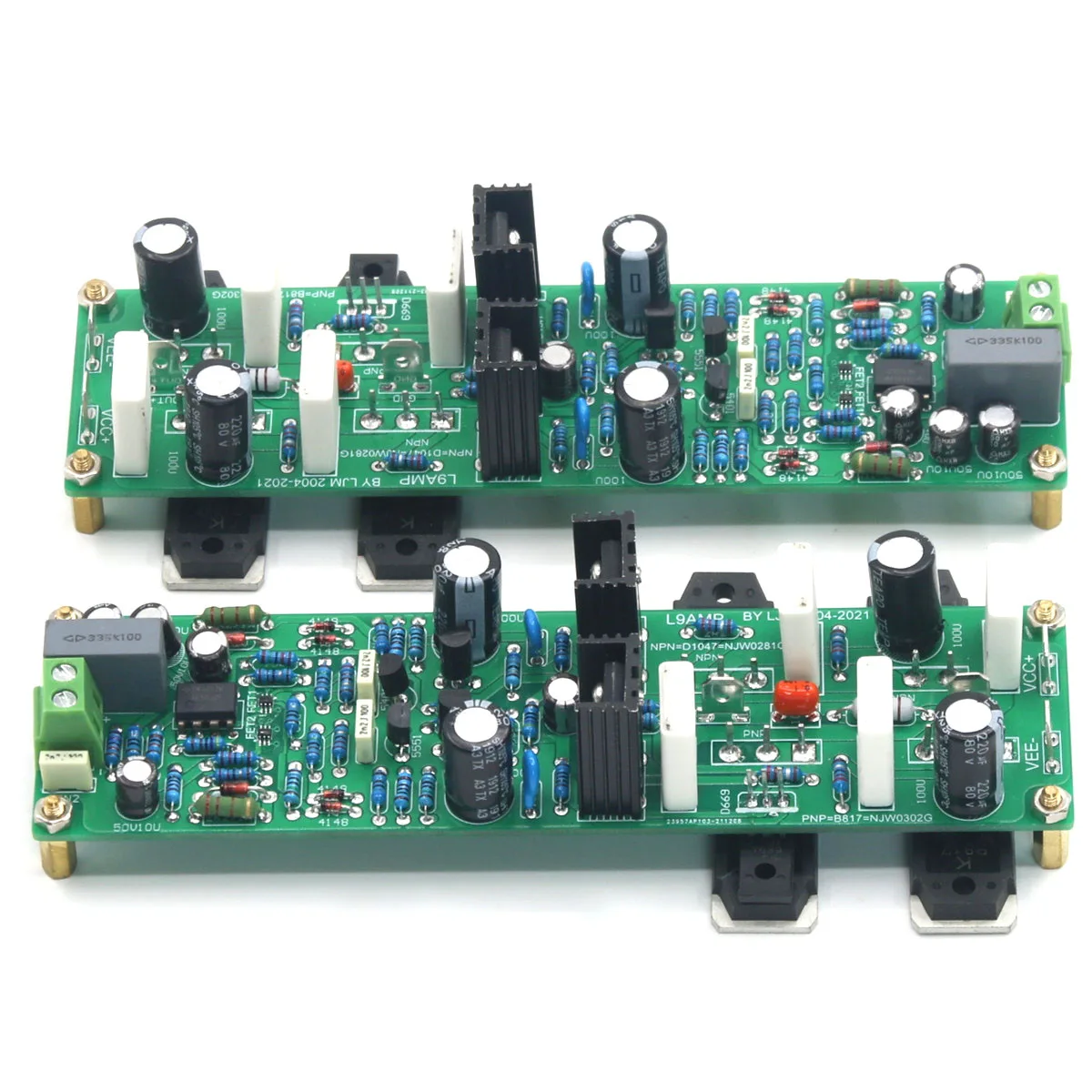 1 Pair Accuphase E405-MOD Front and Rear Stage Combined Power Amplifier DIY Board
1 Pair Accuphase E405-MOD Front and Rear Stage Combined Power Amplifier DIY Board