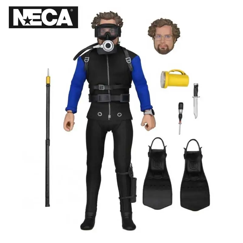 NECA 03345 Toys Jaws Matt Hooper (Shark Cage) 8 дюймов Ultimate Фигурки Оригинальная аниме-кукла Коллекция моделей Украшение
NECA 03345 Toys Jaws Matt Hooper (Shark Cage) 8 дюймов Ultimate Фигурки Оригинальная аниме-кукла Коллекция моделей Украшение
