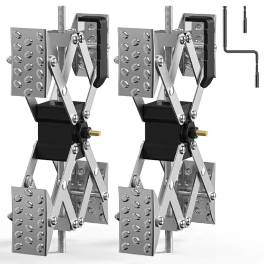 RV travel trailer truck wheel chocks stabilizer, aluminum silver X-shape dual axle anti-motion tire chock with portable bag and
RV travel trailer truck wheel chocks stabilizer, aluminum silver X-shape dual axle anti-motion tire chock with portable bag and