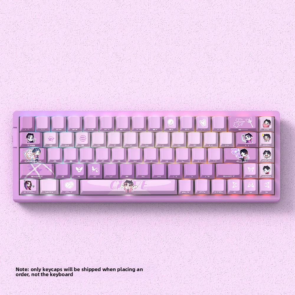 Miyu Valorant Viper Keycaps - Thickened OEM Profile Side-Engraved Translucent, Compatible with 60%/61-Key/68-Key Keyboards
Miyu Valorant Viper Keycaps - Thickened OEM Profile Side-Engraved Translucent, Compatible with 60%/61-Key/68-Key Keyboards