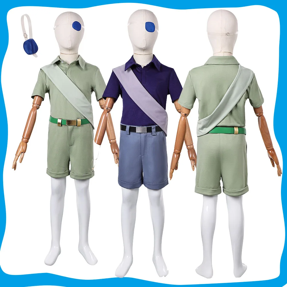 Kids Children Elio Cosplay Costume Roleplay Boys Fantasy Cartoon Movie Disguise Clothes Eye Patch Halloween Carnival Party Suit
Kids Children Elio Cosplay Costume Roleplay Boys Fantasy Cartoon Movie Disguise Clothes Eye Patch Halloween Carnival Party Suit