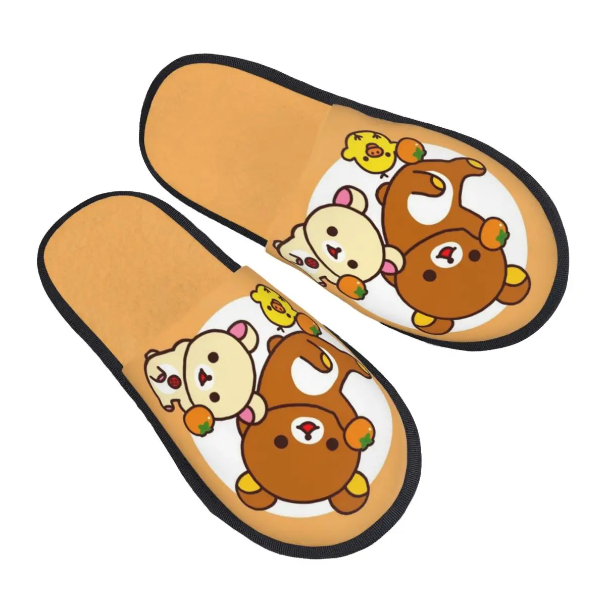 Женские домашние тапочки с рисунком Rilakkuma на заказ, мягкие теплые пушистые тапочки из пены с эффектом памяти, домашняя уличная обувь
Женские домашние тапочки с рисунком Rilakkuma на заказ, мягкие теплые пушистые тапочки из пены с эффектом памяти, домашняя уличная обувь