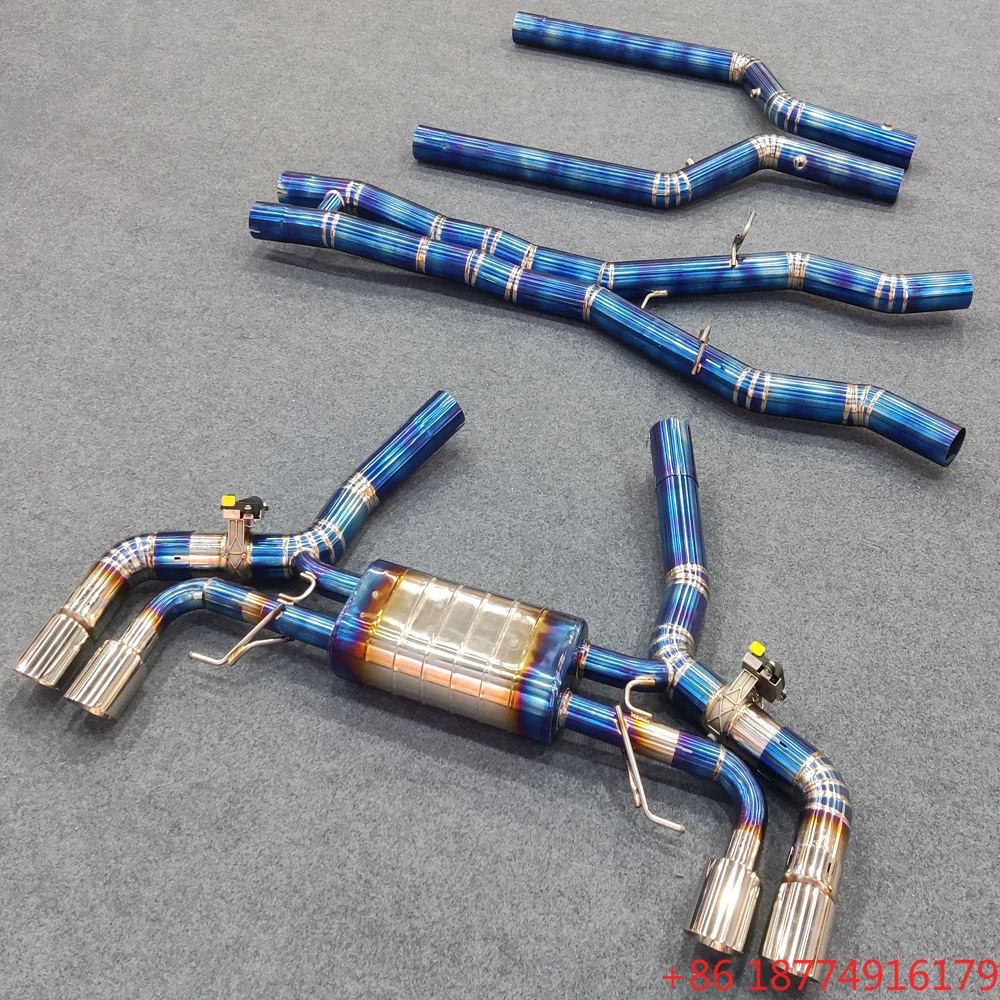 MM OEM Factory Valvetronic Muffler Catback Exhaust Escape for M5/M6 G90/G99 LCI 4.4TT 2018-- Titanium Enhanced X/H Pipe
MM OEM Factory Valvetronic Muffler Catback Exhaust Escape for M5/M6 G90/G99 LCI 4.4TT 2018-- Titanium Enhanced X/H Pipe