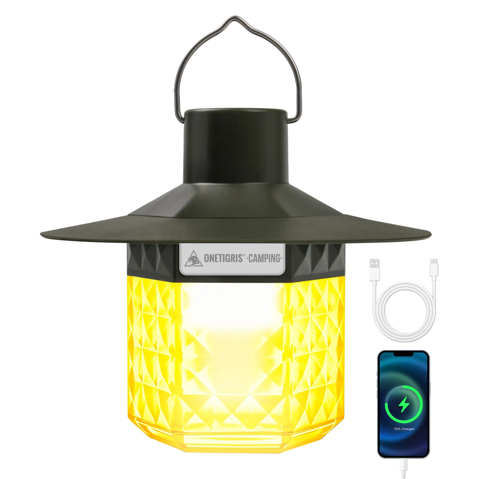 OneTigris Camping Lantern Customizable Brightness Color Temperature 13 Hours USB Rechargeable Lights for Camping Hiking Fishing
OneTigris Camping Lantern Customizable Brightness Color Temperature 13 Hours USB Rechargeable Lights for Camping Hiking Fishing