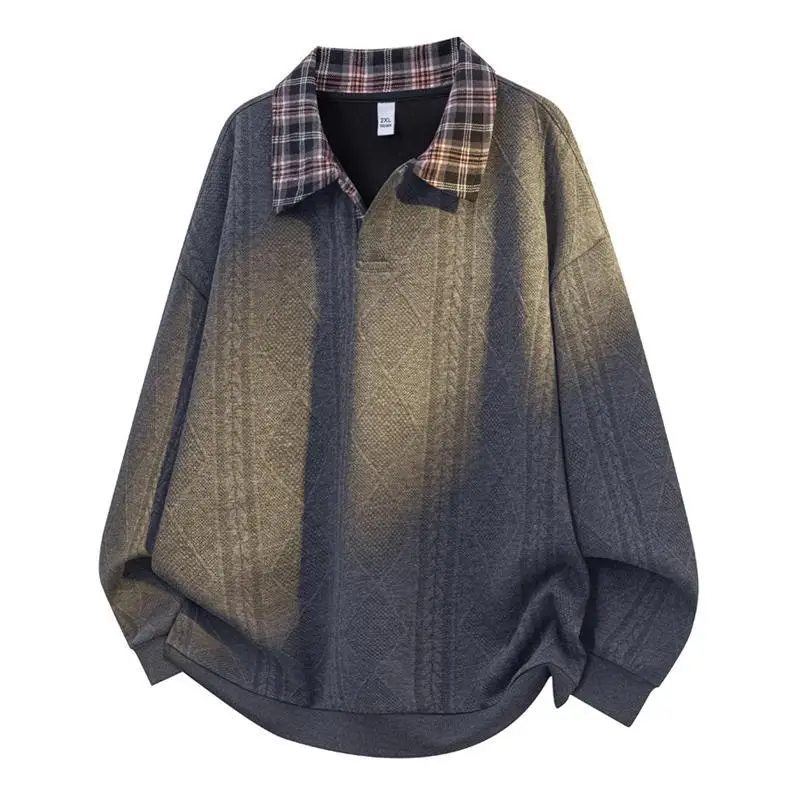 Textured Plaid Shirt Patchwork Sweater Women's Spring Fashion Deformation Resistant Animal Pattern Crew Neck Shirt
Textured Plaid Shirt Patchwork Sweater Women's Spring Fashion Deformation Resistant Animal Pattern Crew Neck Shirt