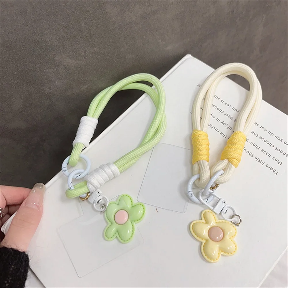Cute Leather Flower Strap For Phone Lanyard Strap Hanging Chain Ring Cord With Patch Wrist Strap Phone Holder Detachable Rope
Cute Leather Flower Strap For Phone Lanyard Strap Hanging Chain Ring Cord With Patch Wrist Strap Phone Holder Detachable Rope