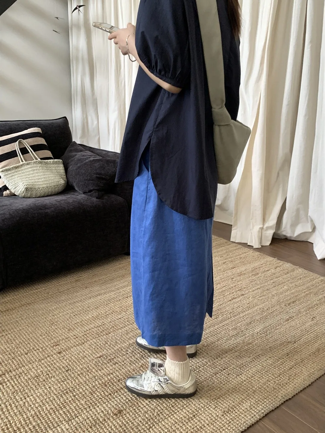 Loose Fit Summer New Style Japanese High End plus Size Asymmetrical Hemline Casual Thin Women's Skirt Cotton Color
Loose Fit Summer New Style Japanese High End plus Size Asymmetrical Hemline Casual Thin Women's Skirt Cotton Color