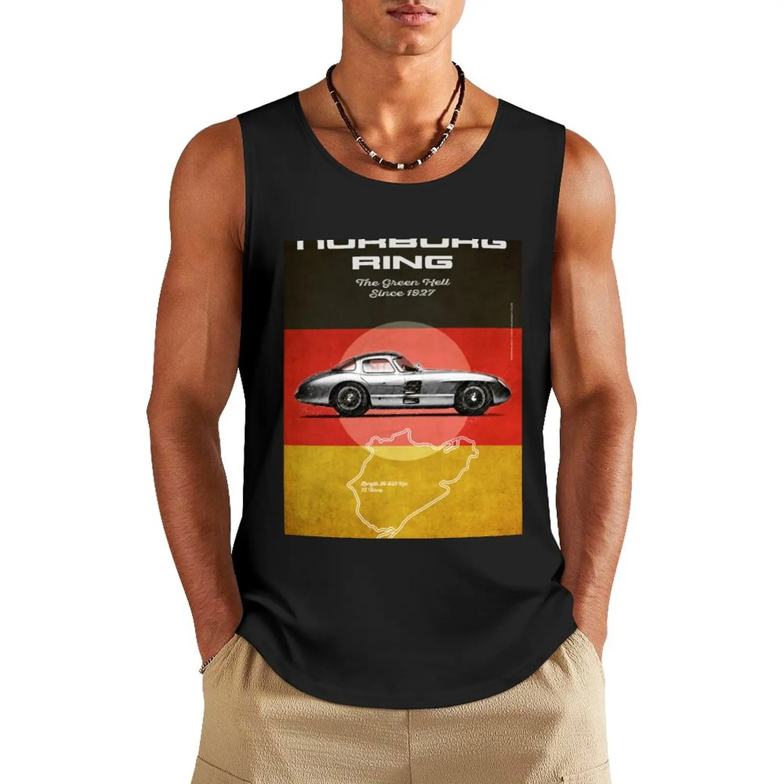 Nürburgring Vintage Uhlenhaut Coupe Tank Top fitness clothing for men Men's sports t-shirt t-shirt Men's
Nürburgring Vintage Uhlenhaut Coupe Tank Top fitness clothing for men Men's sports t-shirt t-shirt Men's