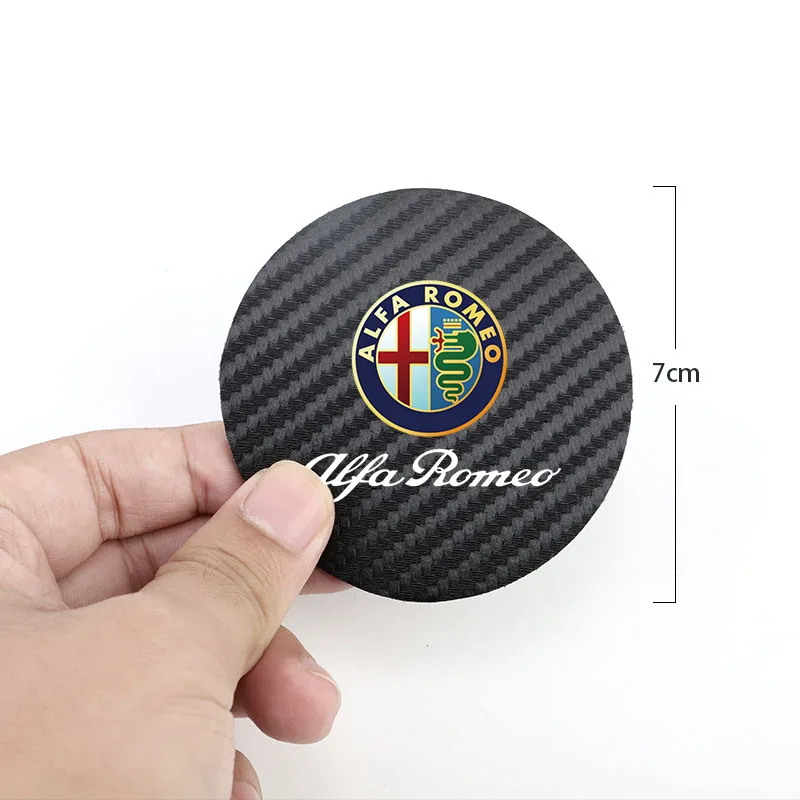 Car Sticker For Alfa Romeo 2Pcs Leather Coaster Anti-noise Water Cup Pad Cushion For Alfa Romeo Giulietta Giulia GT 159 147 156
Car Sticker For Alfa Romeo 2Pcs Leather Coaster Anti-noise Water Cup Pad Cushion For Alfa Romeo Giulietta Giulia GT 159 147 156