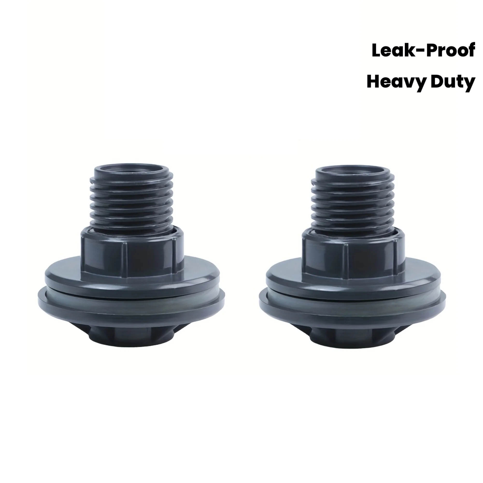 2pcs heavy-duty PVC water tank adapter with 3/4 "and 1/2" internal/external threads, used for connectors of faucets and buckets
2pcs heavy-duty PVC water tank adapter with 3/4 "and 1/2" internal/external threads, used for connectors of faucets and buckets
