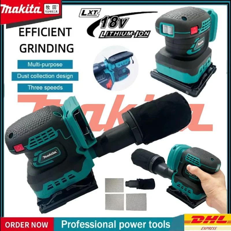 Makita Cordless Sander Lithium Handheld Sanding Machine 18V Battery Compatible Furniture Polishing Flat Sandpaper Tool
Makita Cordless Sander Lithium Handheld Sanding Machine 18V Battery Compatible Furniture Polishing Flat Sandpaper Tool