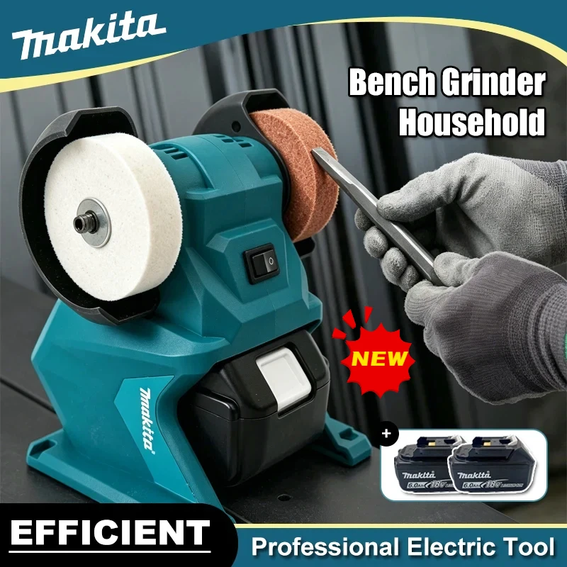 Makita Cordless Bench Grinder Dual Wheel Electric Sharpener Multifunctional Grinding Polishing Machine for Metal Tool Sharpening
Makita Cordless Bench Grinder Dual Wheel Electric Sharpener Multifunctional Grinding Polishing Machine for Metal Tool Sharpening