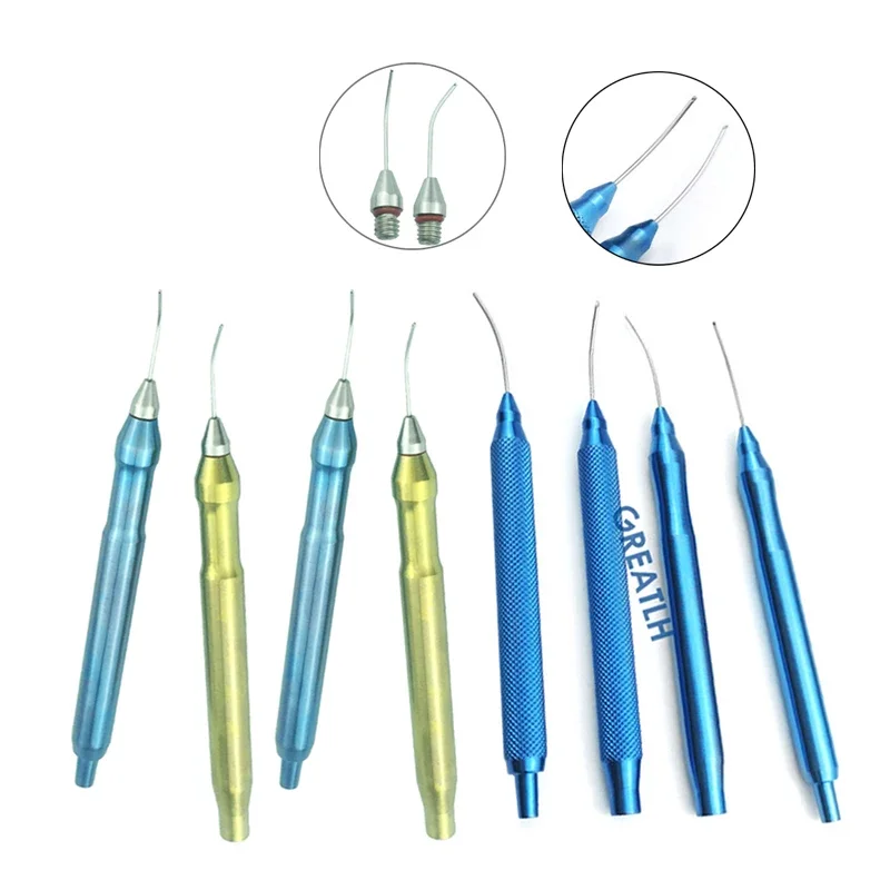1pcs Ophthalmic Irrigation and Aspiration Handpiece Ophthalmic Handle Ophthalmic Instrument Titanium Alloy
1pcs Ophthalmic Irrigation and Aspiration Handpiece Ophthalmic Handle Ophthalmic Instrument Titanium Alloy