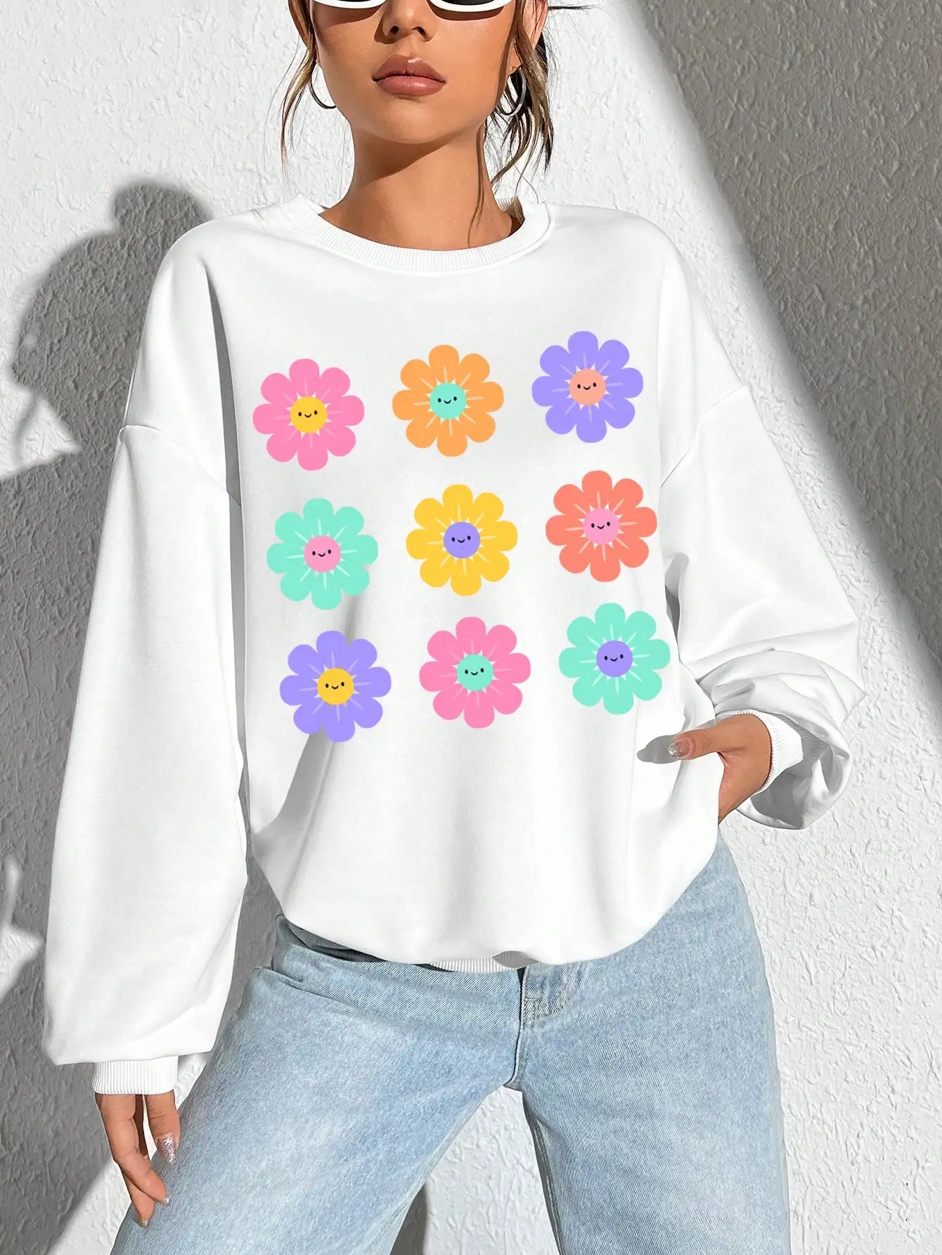 Colorful Cartoons Flowers Pattern Female Hoody Hip Hop Crewneck Clothing Fashion Street Sweatshirts Fleece Casual Womens Hoodies
Colorful Cartoons Flowers Pattern Female Hoody Hip Hop Crewneck Clothing Fashion Street Sweatshirts Fleece Casual Womens Hoodies