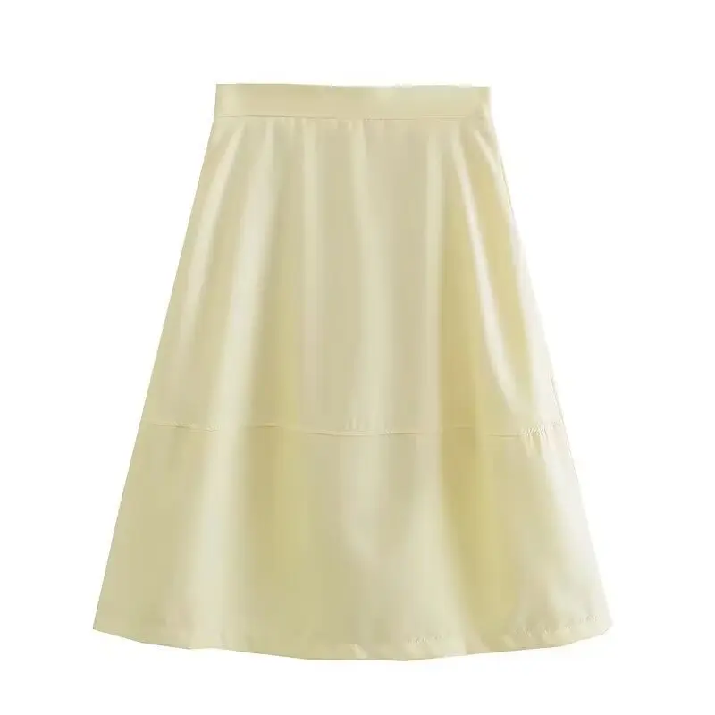 Withered Fashionable Temperament, Solid Color, High Waist, Casual A-line Skirt, Long Skirt Skirt Woman Clothing Faldas Skirts
Withered Fashionable Temperament, Solid Color, High Waist, Casual A-line Skirt, Long Skirt Skirt Woman Clothing Faldas Skirts