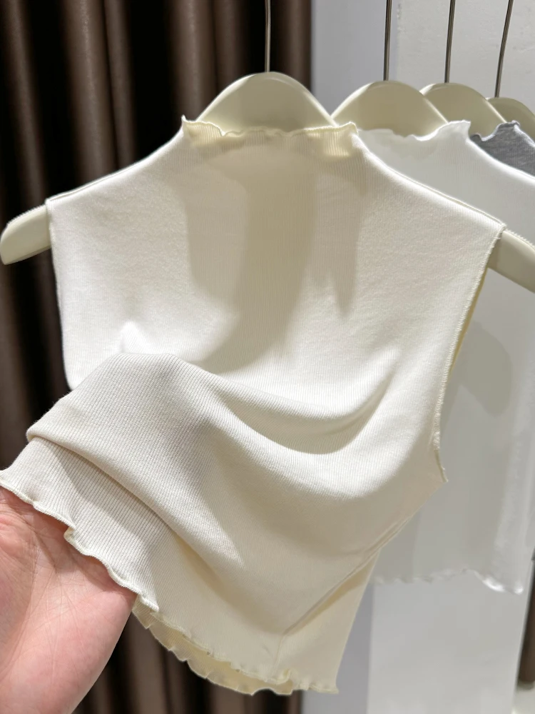 Women's Knitted Svel Vest Fake Collar Base irt ort Sle round Ne Spring New Arrival Commute Faion Slim Fit
Women's Knitted Svel Vest Fake Collar Base irt ort Sle round Ne Spring New Arrival Commute Faion Slim Fit