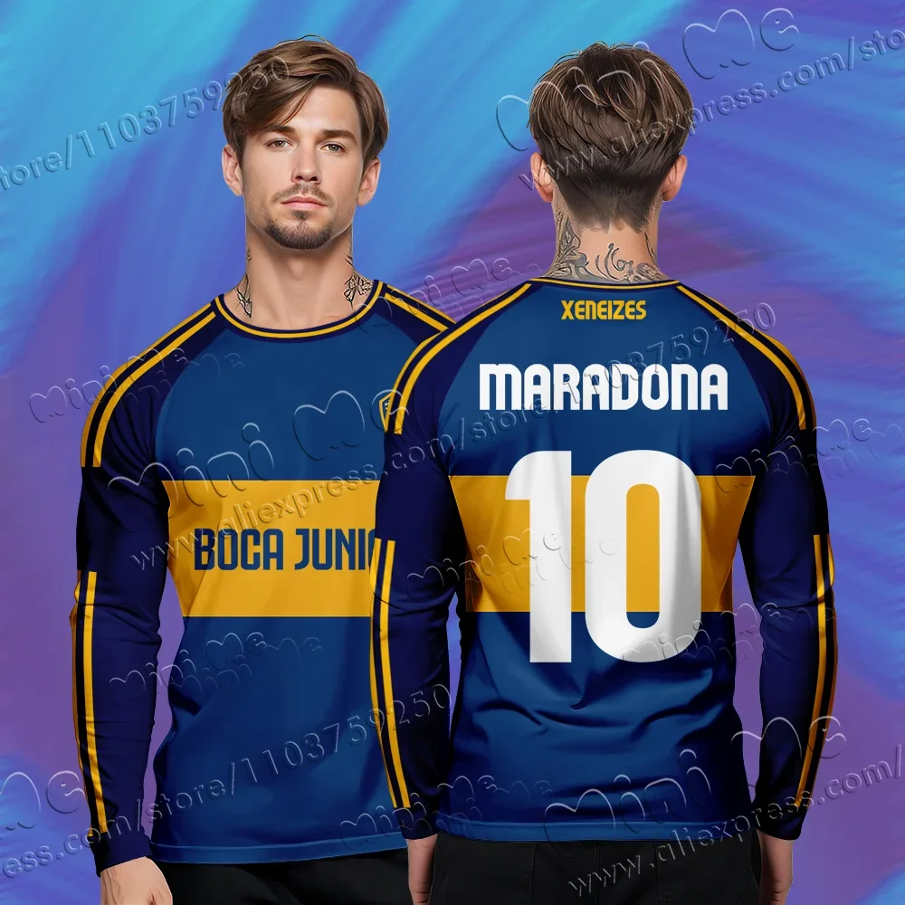 Vintage Style Maradona Boca Juniors Retro Football Jersey Man Women Sport Comfort T-Shirt Sport Tee 3D Fashion Sports Shirt
Vintage Style Maradona Boca Juniors Retro Football Jersey Man Women Sport Comfort T-Shirt Sport Tee 3D Fashion Sports Shirt