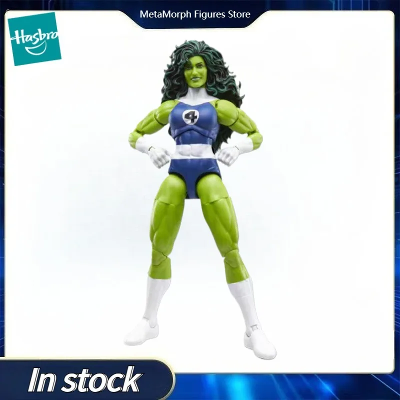 Оригинальная экшн-фигурка Hasbro Marvel Legends Series Fantastic Four Comics She-Hulk, коллекция украшений, игрушки
Оригинальная экшн-фигурка Hasbro Marvel Legends Series Fantastic Four Comics She-Hulk, коллекция украшений, игрушки