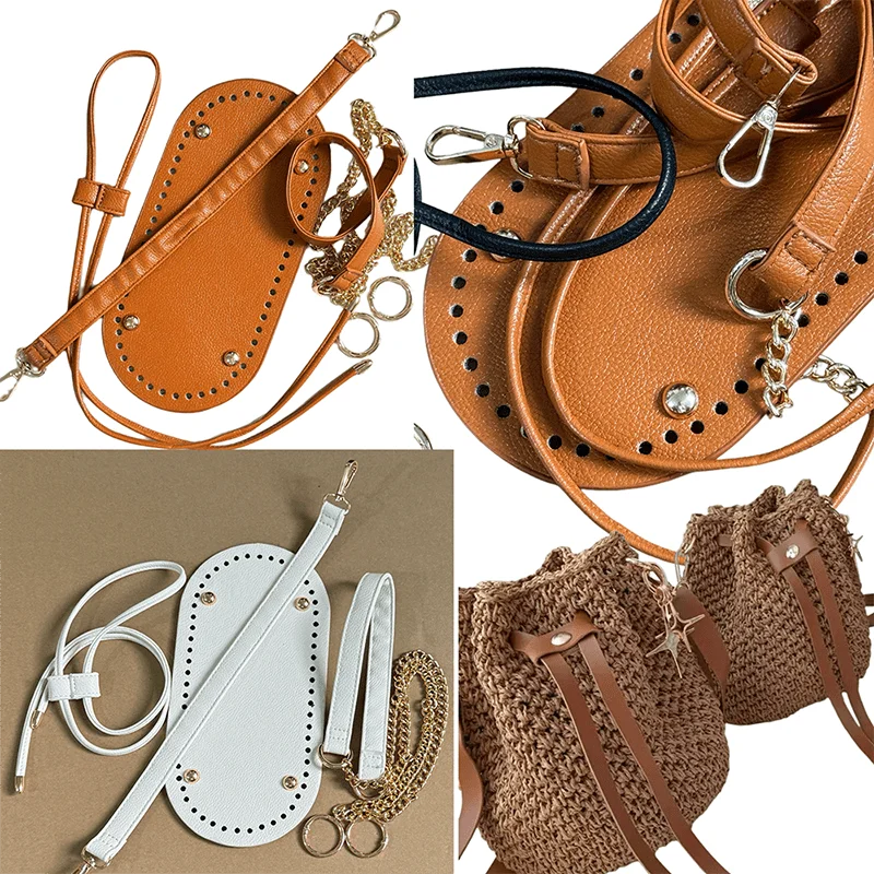 6Pcs Handmade Crochet Women Bucket Bag 25x12 DIY Kit with Aluminum Chain Strap High End Leather Accessories Special Gift for Mom
6Pcs Handmade Crochet Women Bucket Bag 25x12 DIY Kit with Aluminum Chain Strap High End Leather Accessories Special Gift for Mom